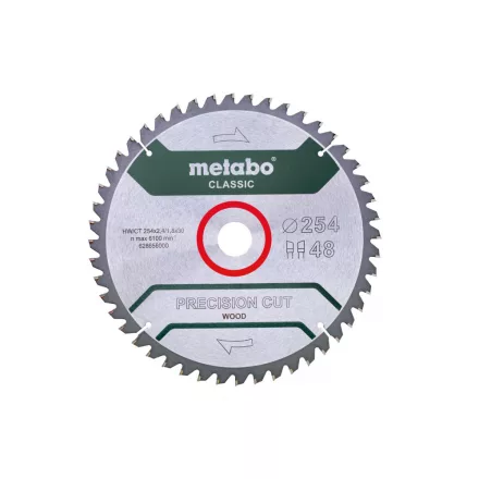 Metabo-Fureszlap-Precision-Cut-Wood-Classic-254X30-Z48-Wz-5Neg-B-628656000