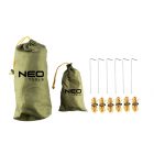 NEO TOOLS 63-180 Túlélő kemping ponyva, vízálló, 360x290cm, 210t/2000pu anyag