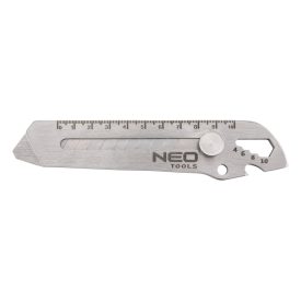   NEO Tools 63-713 Multifunkciós kés 18mm-es törhető penge, 6az1-ben