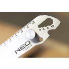 NEO Tools 63-713 Multifunkciós kés 18mm-es törhető penge, 6az1-ben