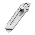 NEO Tools 63-713 Multifunkciós kés 18mm-es törhető penge, 6az1-ben