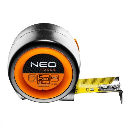 Neo-Tools-67-215-Meroszalag-Acel-5-Mx25Mm-Automata-Reteszmagneses