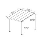Sierra-3000-Feher-3X3-Pergola-Kocsibeallo-703121