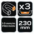 NEO-Tools-71-002-Torpedo-vizmertek-230mm-magneses