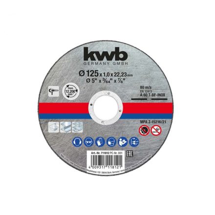 KWB-711812-Inox-Femvago-Korong-125X10Mm