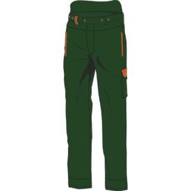 Hikoki Védőnadrág Láncfűrészhez L (713604)