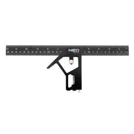 Neo-Tools-72-127-Kombinalt-Derekszog-Es-Vonalzo-30Cm