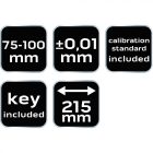 NEO-Tools-75-023-Mikrometer-muanyag-tokban-75-100m