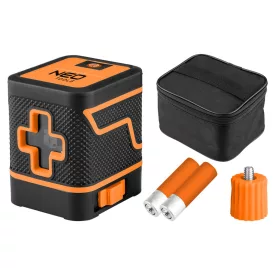 NEO-Tools-75-146-Lezeres-szintezoonbeallo-keresztvonallezerzold-15m-1-4-os-menet-2-AA-elem