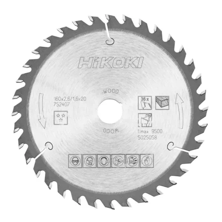Hikoki Tct Fűrészlap 160X20/16 Z36 (752407)