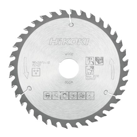 Hikoki Tct Fűrészlap  180X30/20 Z36 (752427)