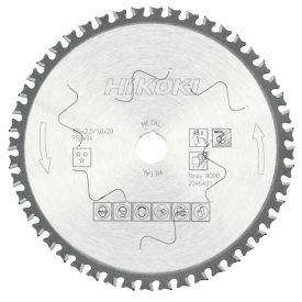 Hikoki Tct Fűrészlap  185X20 Z48 Acélra (752434)