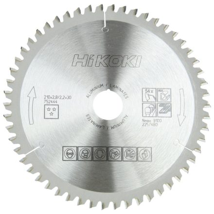 Hikoki Tct Fűrészlap  210X30 Z54 Tcg (752444)