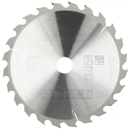Hikoki Tct Fűrészlap  235X30 Z24 (752455)