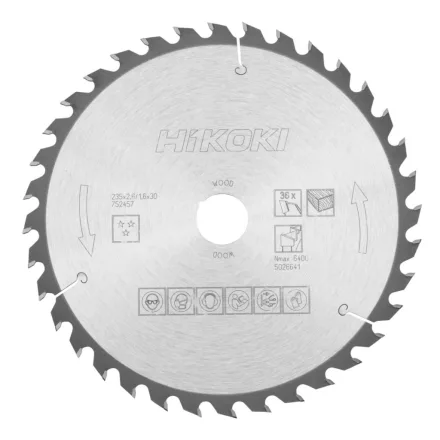 Hikoki Tct Fűrészlap  235X30 Z36 (752457)