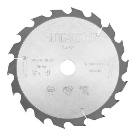 Hikoki Tct Fűrészlap  240X30 Z18 (752461)
