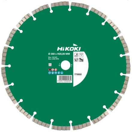 Hikoki Gyémántkorong 300X20X11,5 /773004 (773000)