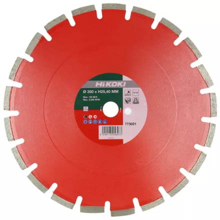 Hikoki Gyémántkorong 350X25,4 Abr. (773021)