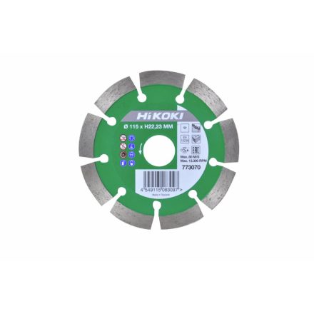 Hikoki Gyémántkorong 115X22,23Mm, Univerzális (773070)