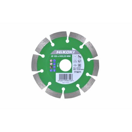 Hikoki Gyémántkorong 125X22,23Mm, Univerzális (773071)