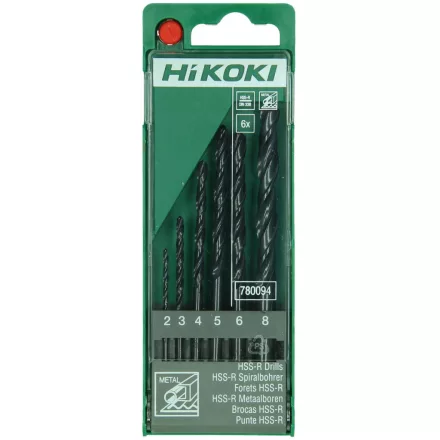 Hikoki Fúrószár Szett 6Db Hss-R (780094)
