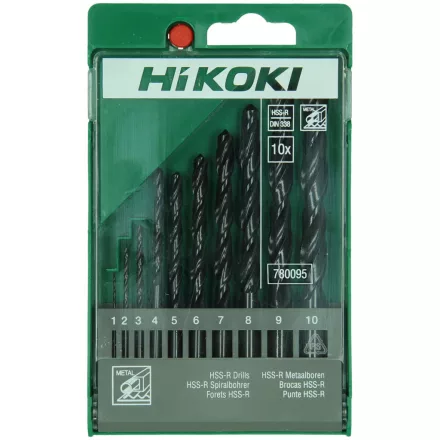 Hikoki Fúrószár Szett 10Db Hss-R (780095)