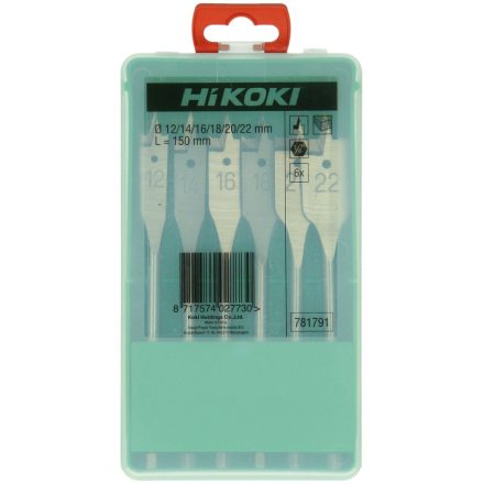 Hikoki Fafúró Szett 1/4 6Db 12-22X150Mm (781791)