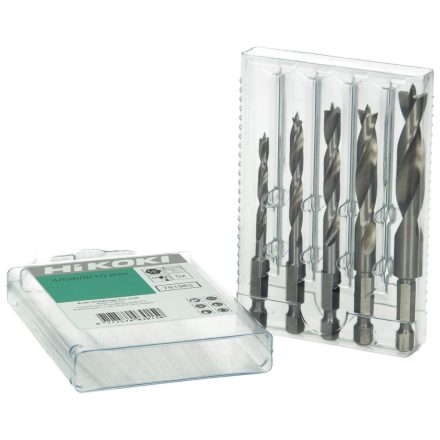 Hikoki Fafúró Szett Spirál 1/4 5 Db (781983)