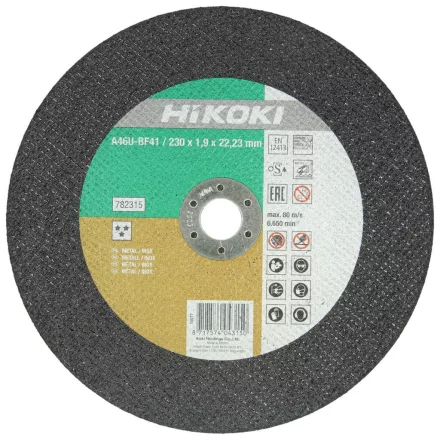 Hikoki Vágótárcsa Inox 230X1,9 /Moq:25Db (782315)