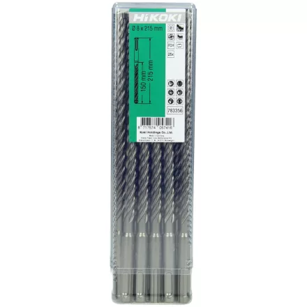 Hikoki Fúrószár 10X215Mm 4 Élű 25Db (783363)