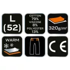 NEO-Tools-81-280-L-Melegito-nadrag-COMFORT-szurke