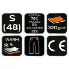 NEO-Tools-81-280-S-Melegito-nadrag-COMFORT-szurke