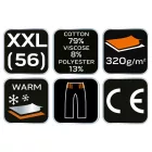 NEO-Tools-81-280-XXL-Melegito-nadrag-COMFORT-szurk