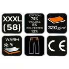 NEO-Tools-81-280-XXXL-Melegito-nadrag-COMFORT-szur