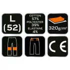 NEO-Tools-81-282-L-Melegito-nadrag-COMFORT-fekete