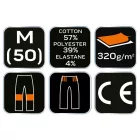 NEO-Tools-81-282-M-Melegito-nadrag-COMFORT-fekete