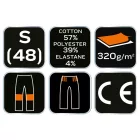 NEO-Tools-81-283-S-Melegito-nadrag-COMFORT-fekete