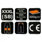 NEO-Tools-81-283-XXXL-Melegito-nadrag-COMFORT-feke