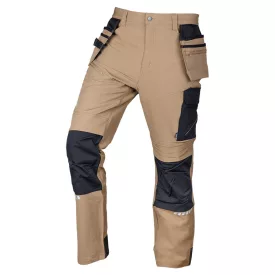 Neo-Tools-81-296-2-L-Munkasnadrag,-mix&match,-4-iranyu-sztreccs,-230g/m2,-kulso-csavarzsebek,-cordura-erositesek,-bezs-fekete,-l
