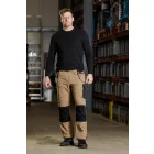 Neo-Tools-81-296-2-XL-Munkasnadrag,-mix&match,-4-iranyu-sztreccs,-230g/m2,-kulso-csavarzsebek,-cordura-erositesek,-bezs-fekete,-xl