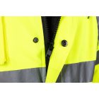 NEO Tools 81-712-M Láthatósági munkavédelmi kabát, könnyű szigetelő béléssel, sárga, M