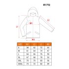 NEO Tools 81-712-XXXL Láthatósági munkavédelmi kabát, könnyű szigetelő béléssel, sárga, XXXL