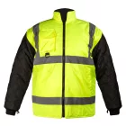 NEO Tools 81-716-M Láthatósági munkavédelmi kabát, univerzális 5 az1-ben, szigetelt, sárga, M