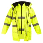 NEO Tools 81-716-XL Láthatósági munkavédelmi kabát, univerzális 5 az1-ben, szigetelt, sárga, XL