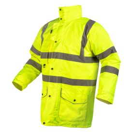   NEO Tools 81-716-XXL Láthatósági munkavédelmi kabát, univerzális 5 az1-ben, szigetelt, sárga, XXL