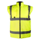 NEO Tools 81-716-XXL Láthatósági munkavédelmi kabát, univerzális 5 az1-ben, szigetelt, sárga, XXL