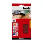 KWB-818304-Premium-Abrasive-Quick-Stick-Wood-Metal-G40-Rezgo-Csiszololap