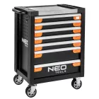 NEO Tools 84-220-6 Műhelykocsi PRO 7 fiókkal, 329db szerszámmal 805x972x460mm, szerszámkocsi