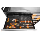NEO Tools 84-225-6 Műhelykocsi PRO, 12 fiókos, 358 szerszámmal, szerszámkocsi
