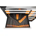 NEO Tools 84-225-6 Műhelykocsi PRO, 12 fiókos, 358 szerszámmal, szerszámkocsi